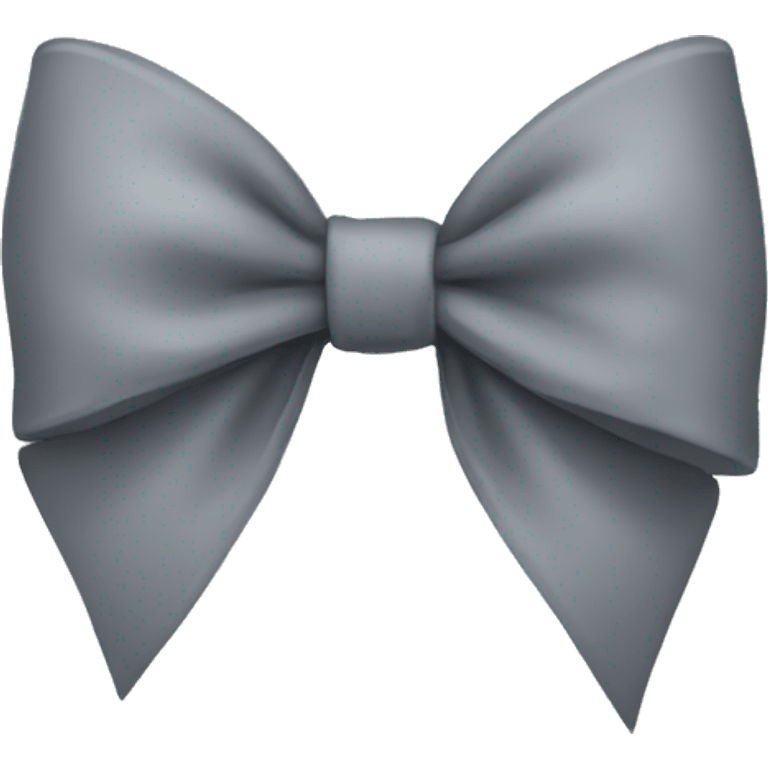 Gray bow  emoji