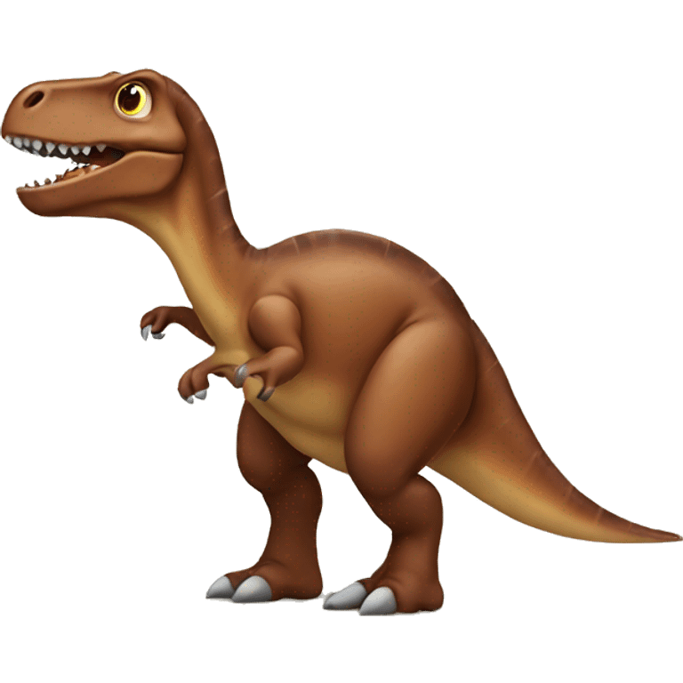 Brown dinosaur  emoji