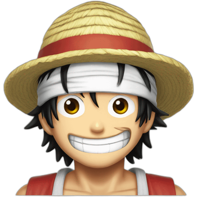 Luffy from one piece emoji