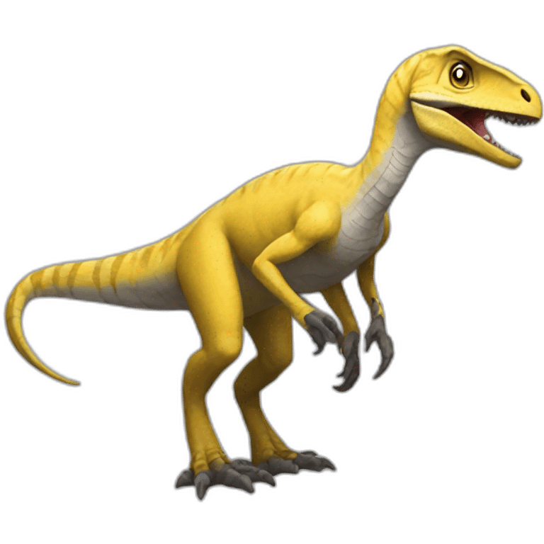 yellow velociraptor emoji