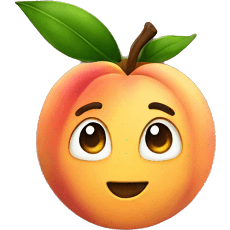 Peach emoji