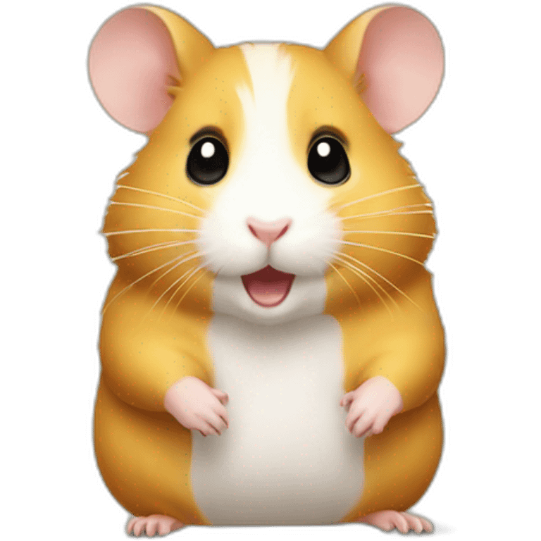 hamster-as-an-idol emoji