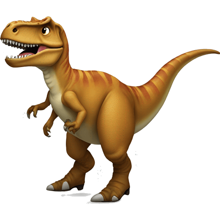 T rex wearing australian boots  emoji