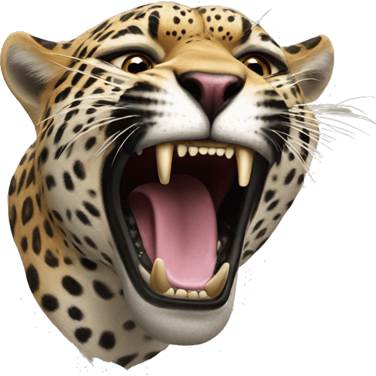 roaring jaguar emoji