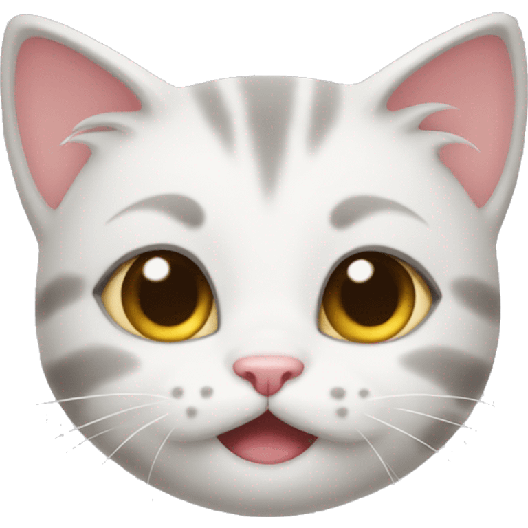 Cute kitty emoji