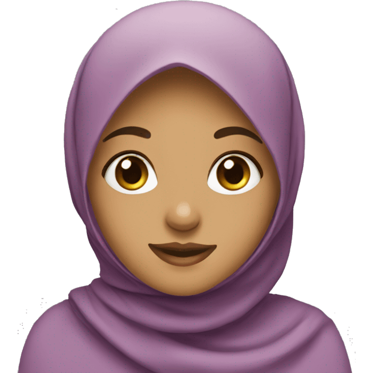 Girl wearing hijab emoji