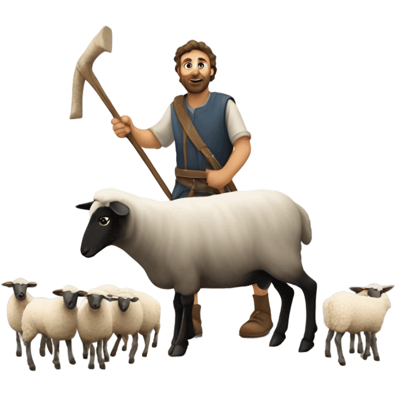 Shepherd of the sheeple emoji