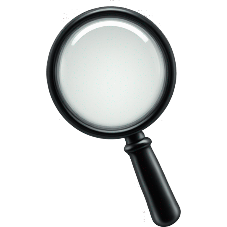 magnifier transparent glass emoji