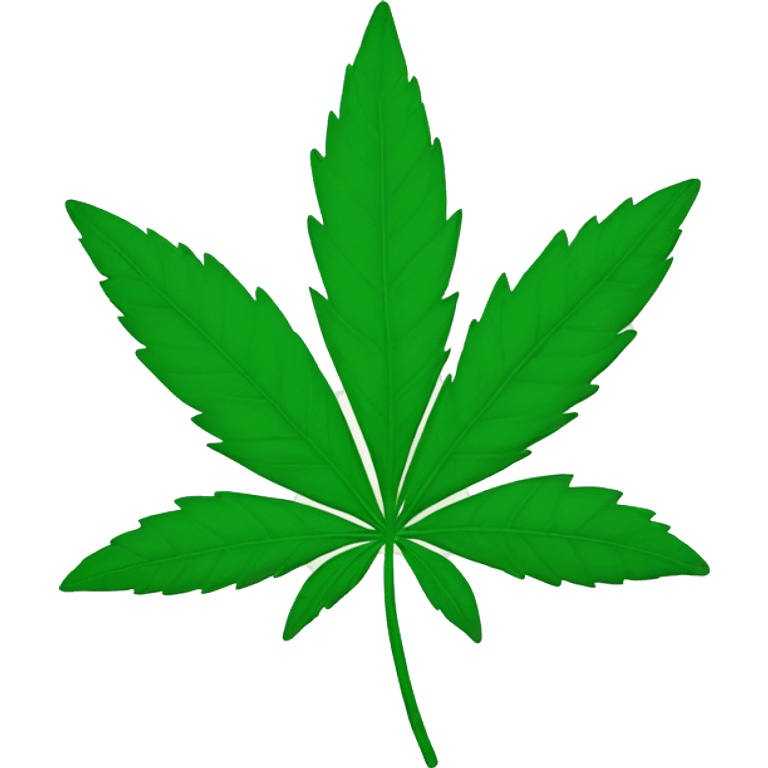 Weed leaf emoji