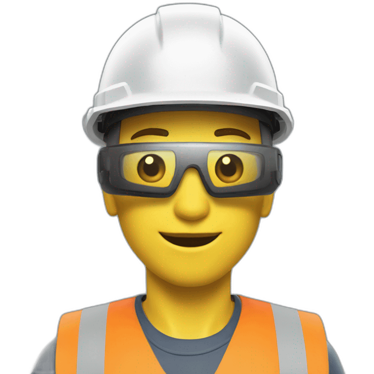 hololens with construction helmet emoji