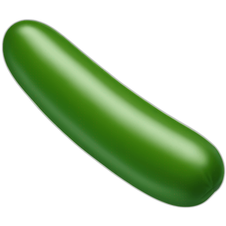 Sausage in green colour emoji