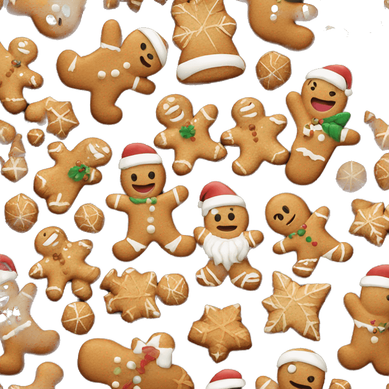 ginger bread christmas emoji