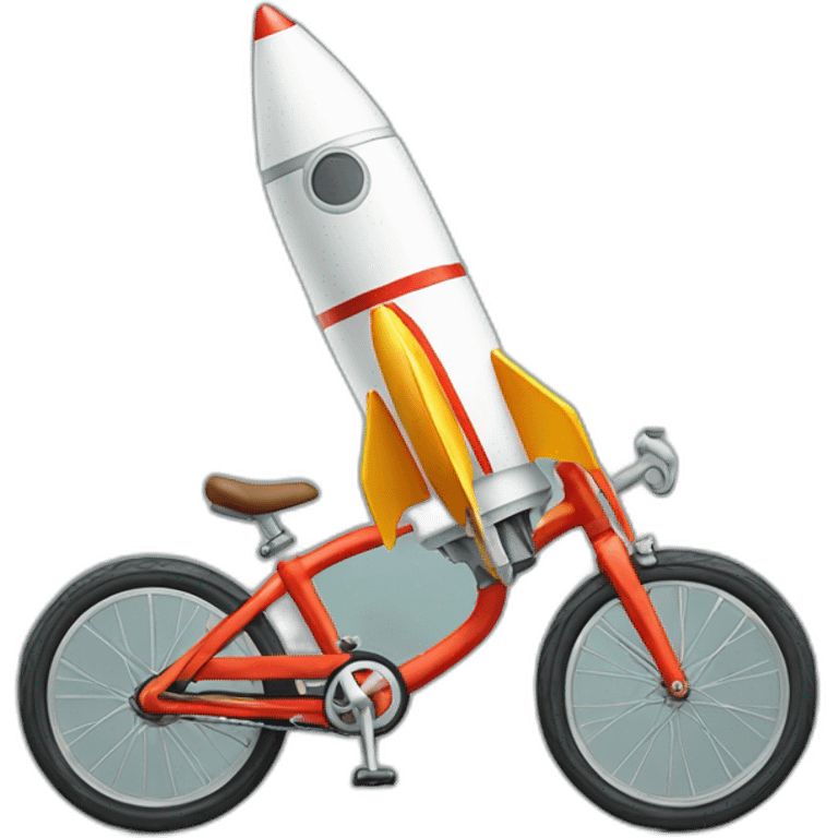 rocket-bicycle emoji