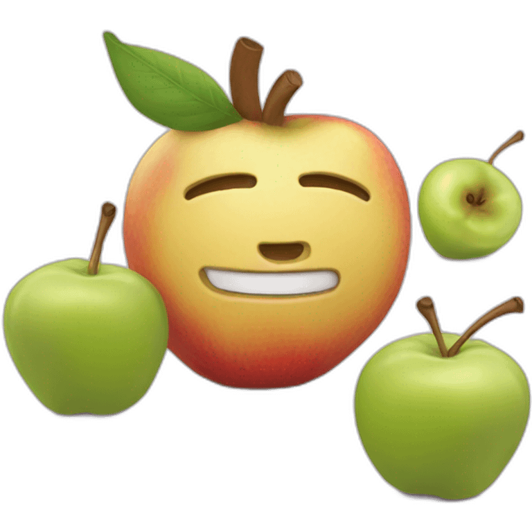 pomme chanteuse emoji