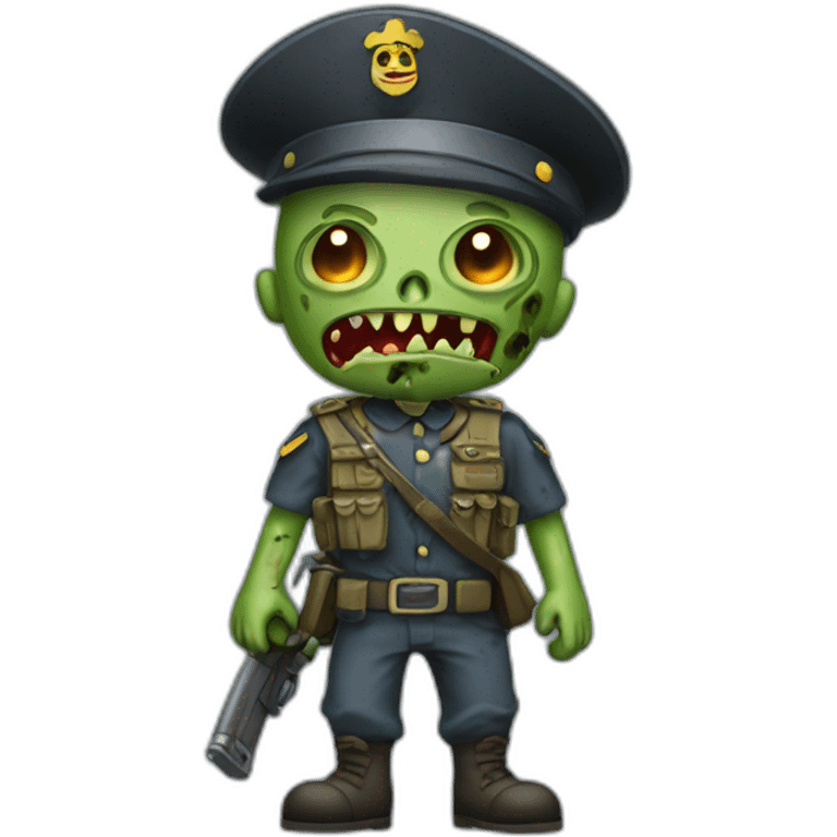 Zombie soldire emoji