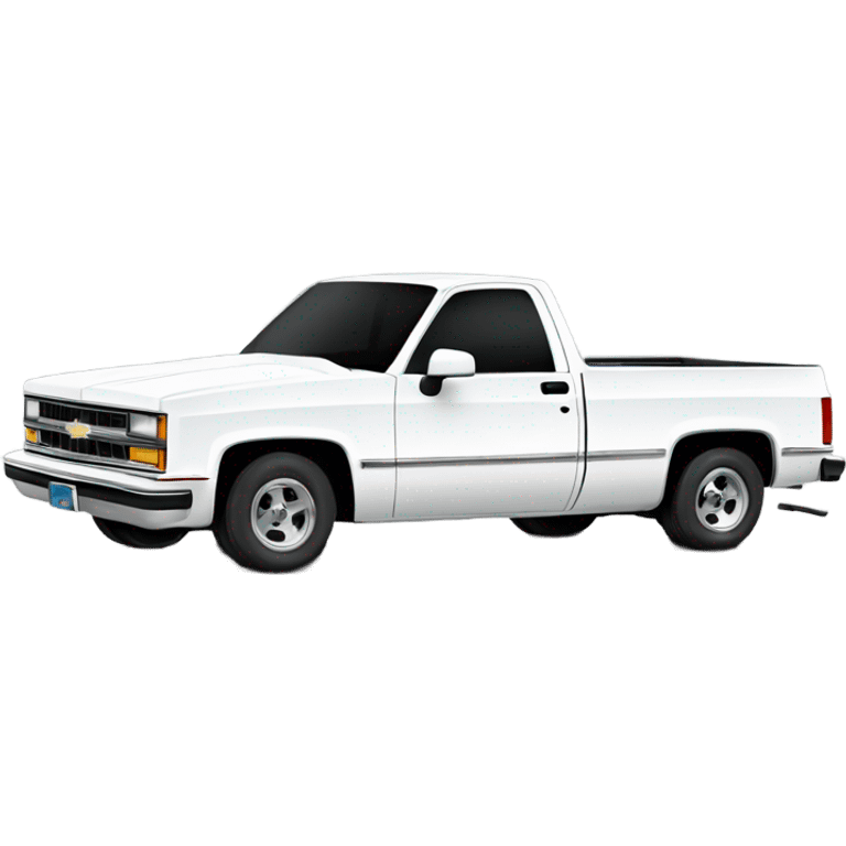 White square body Chevy 1986 emoji