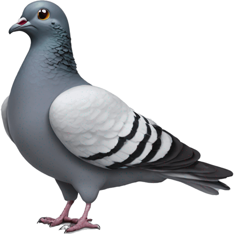 Pigeon really happy emoji