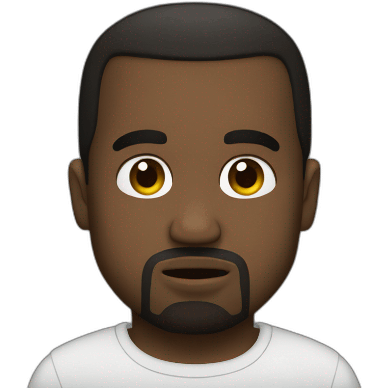 Kanye west face emoji