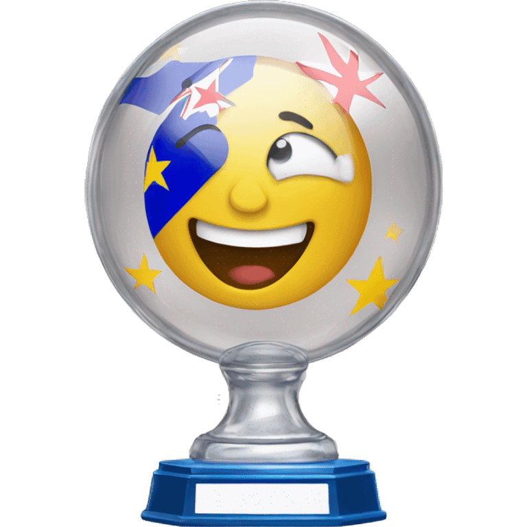 Eurovision glass trophy emoji