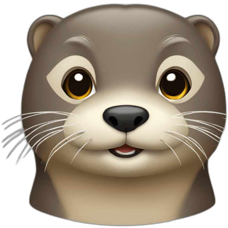 Loutre qui fume emoji