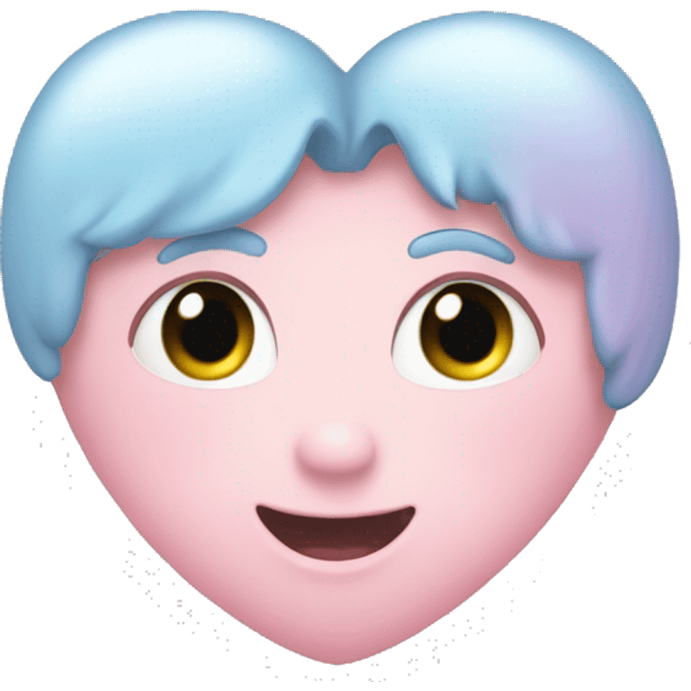 Pastel heart emoji