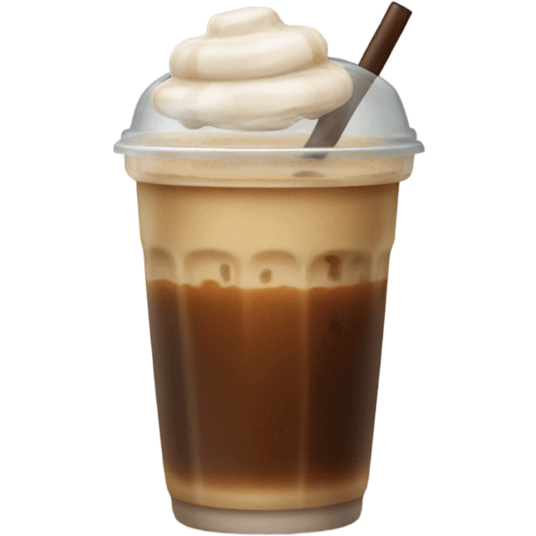 Ice coffee emoji