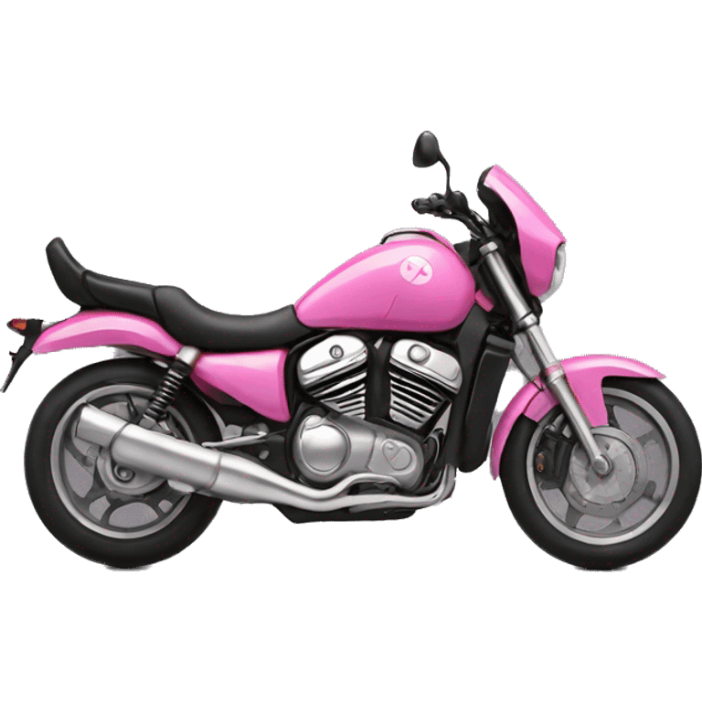 Motocycle pink emoji