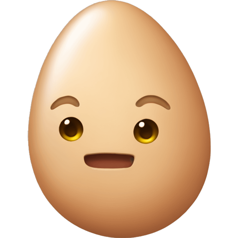 Flesh colored eggplan emoji