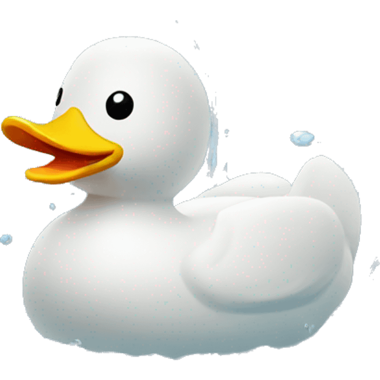 rubber duck in water emoji