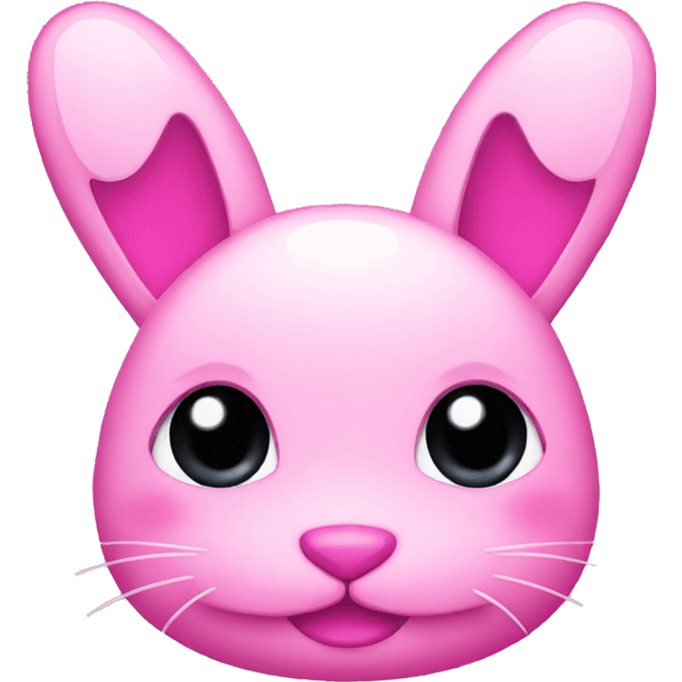 Pink pixel bunny emoji