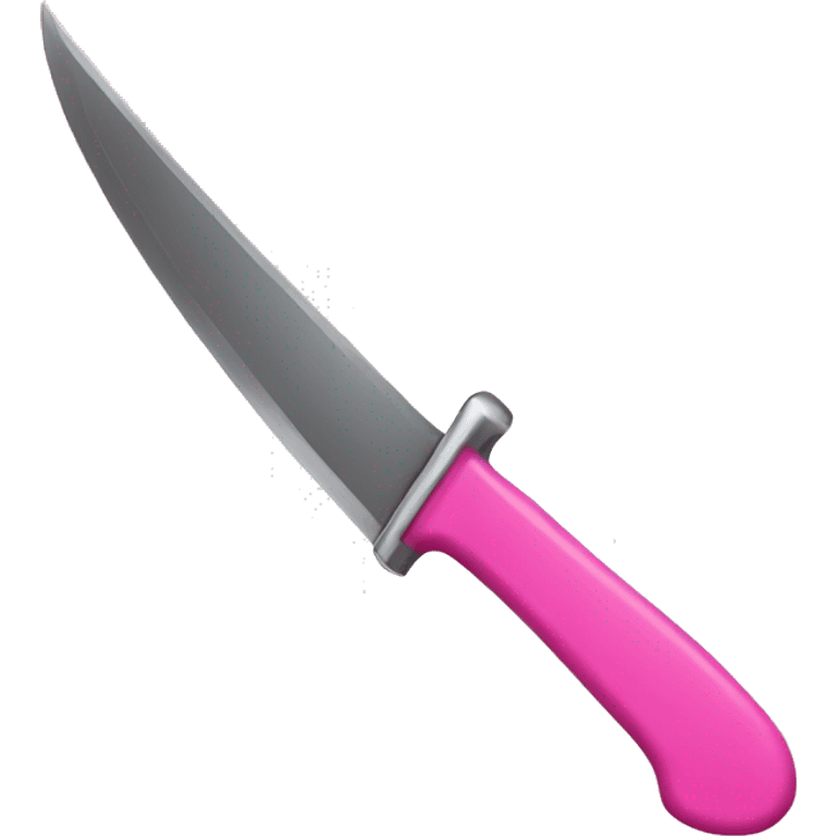 Pink knife  emoji