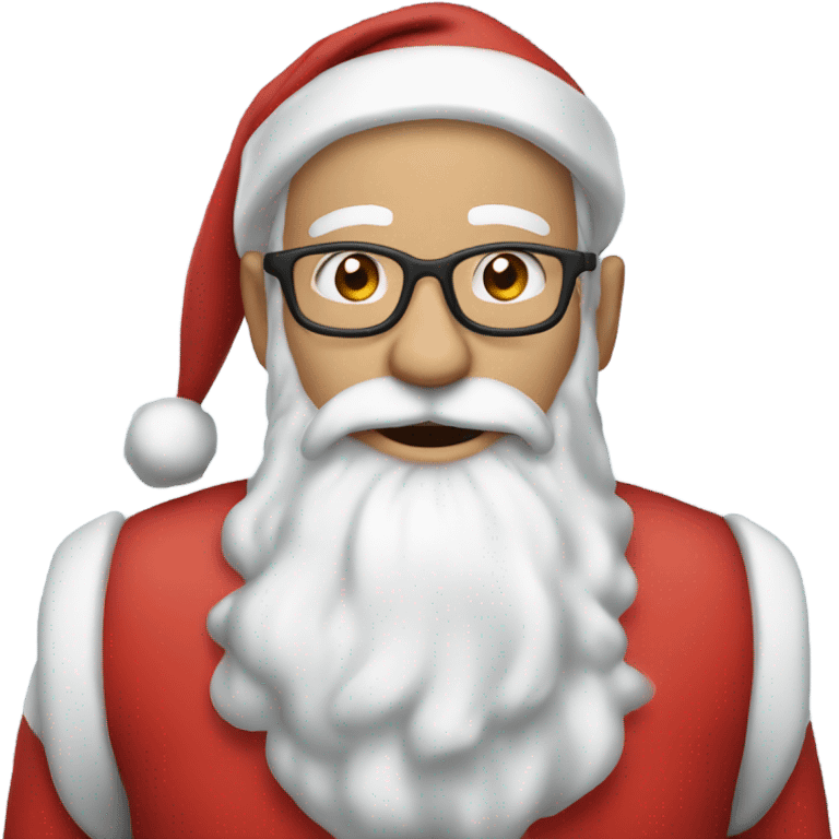 super skinny santa  emoji