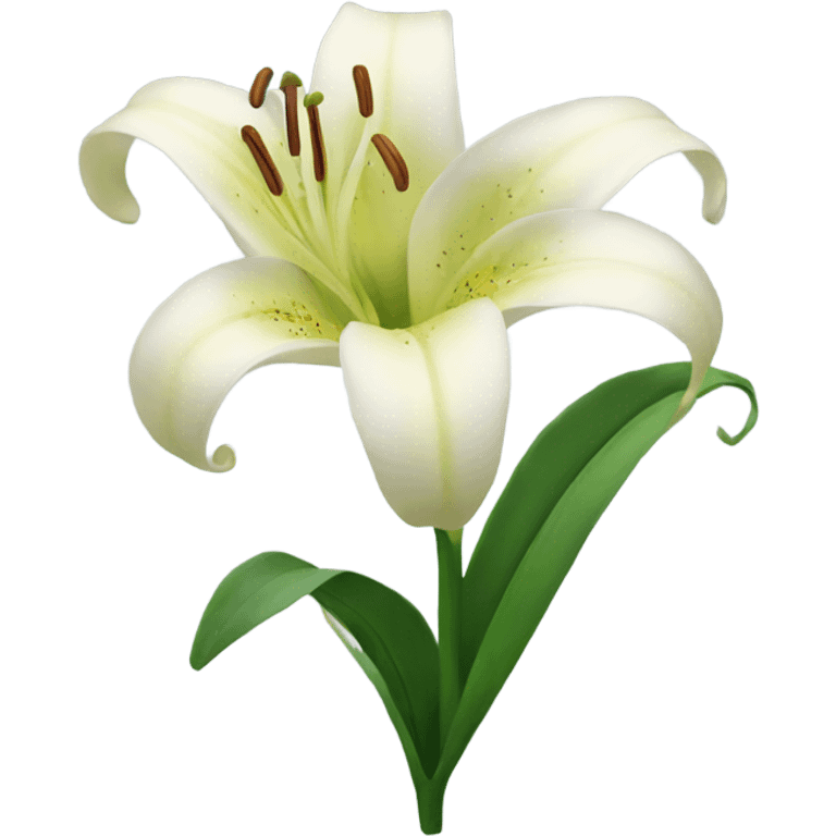 Lily flower  emoji