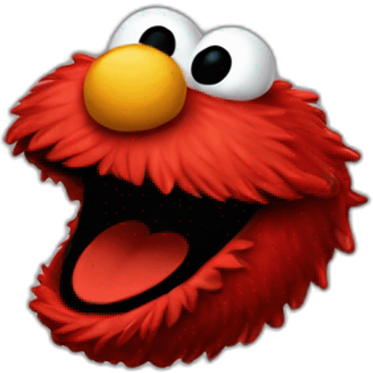 elmo laughing emoji