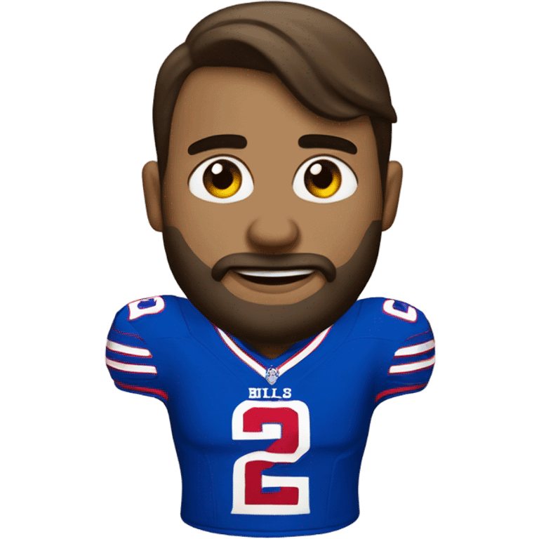 Buffalo Bills fan emoji