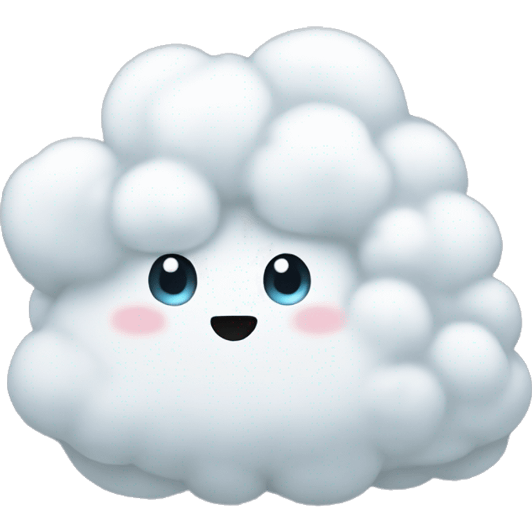 white fluffly cloud emoji