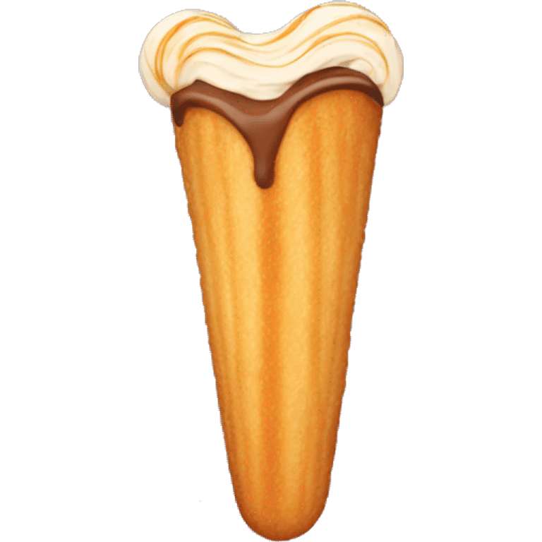 filled cream churro emoji