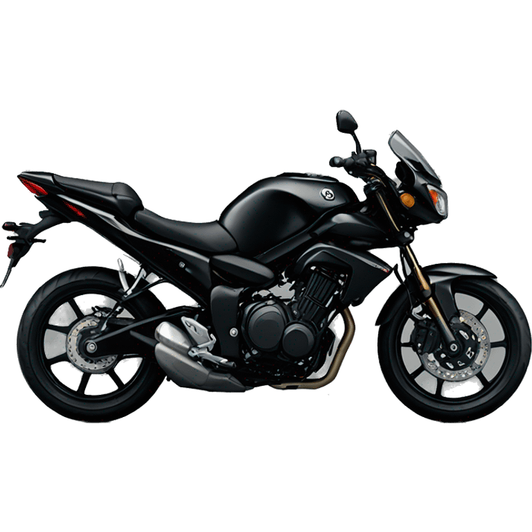 black bike yamaha emoji