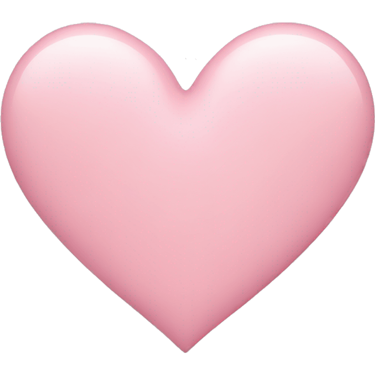 Pastel pink heart emoji