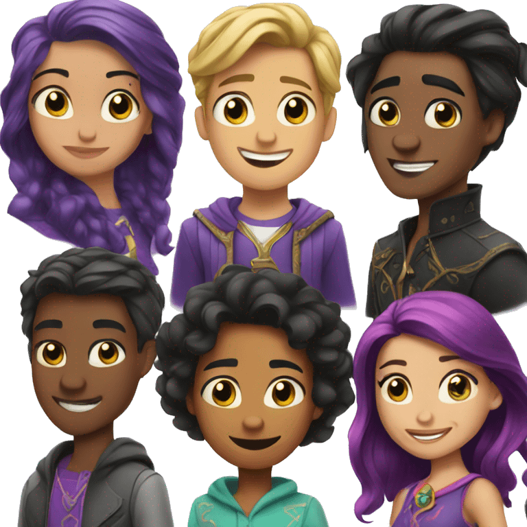 Descendants Disney emoji