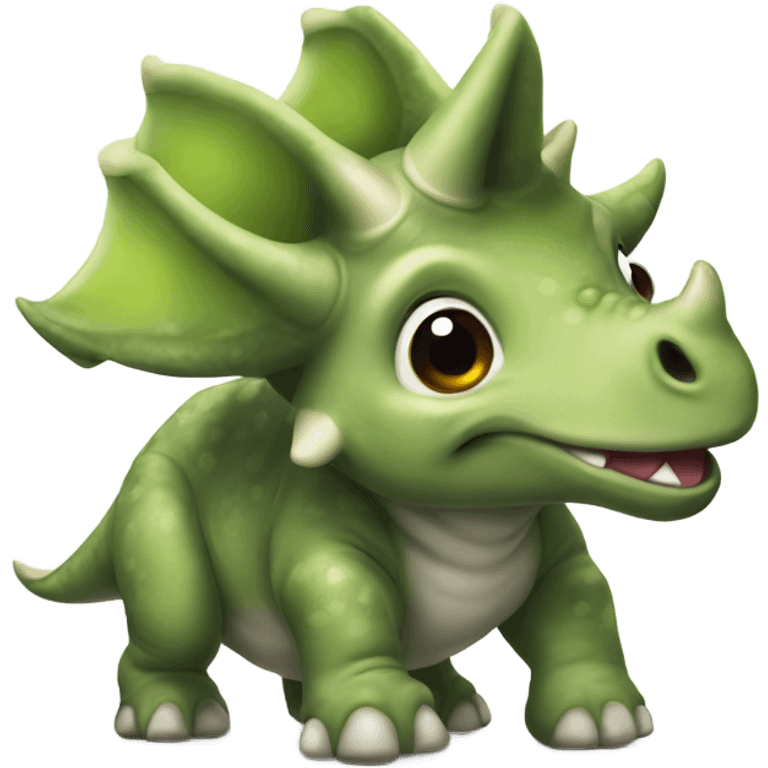 Cute triceratops  emoji