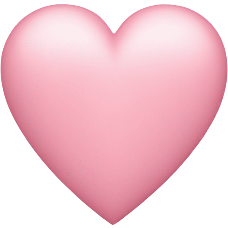 Light pink heart emoji