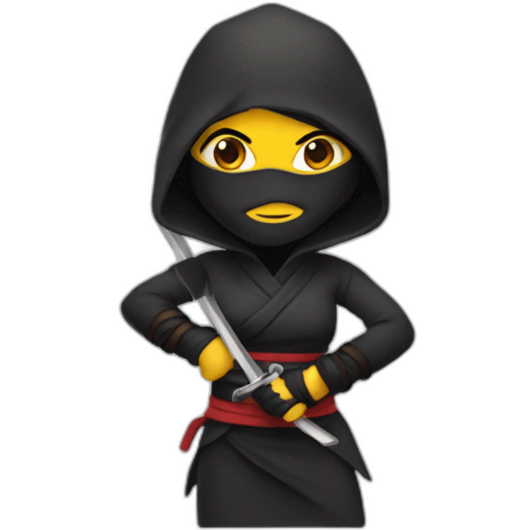 ninja woman emoji