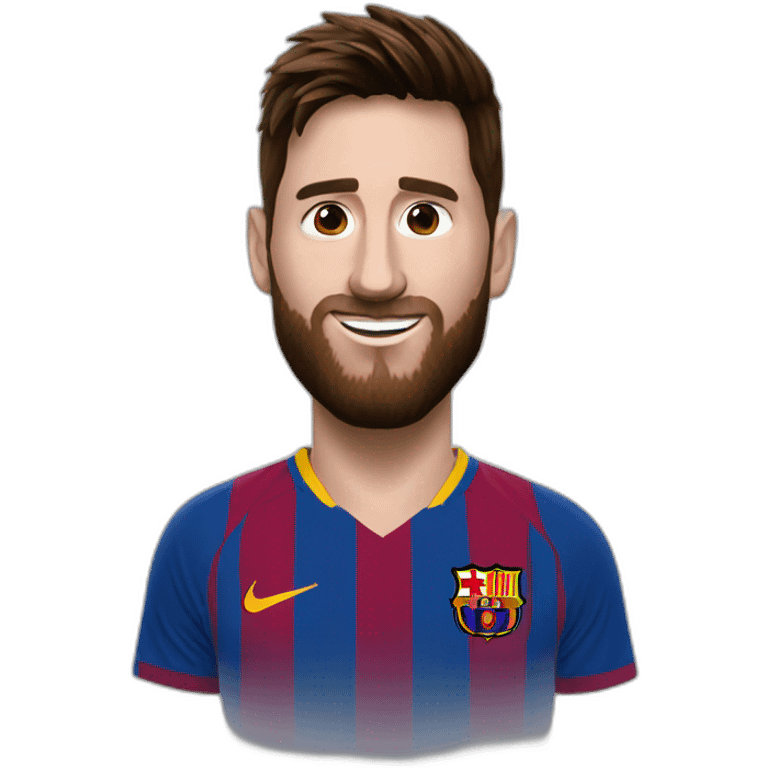 Framboise avec Messi emoji