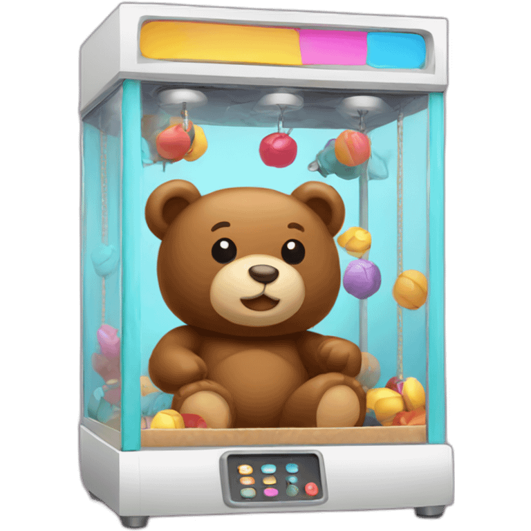 brown claw machine bears emoji