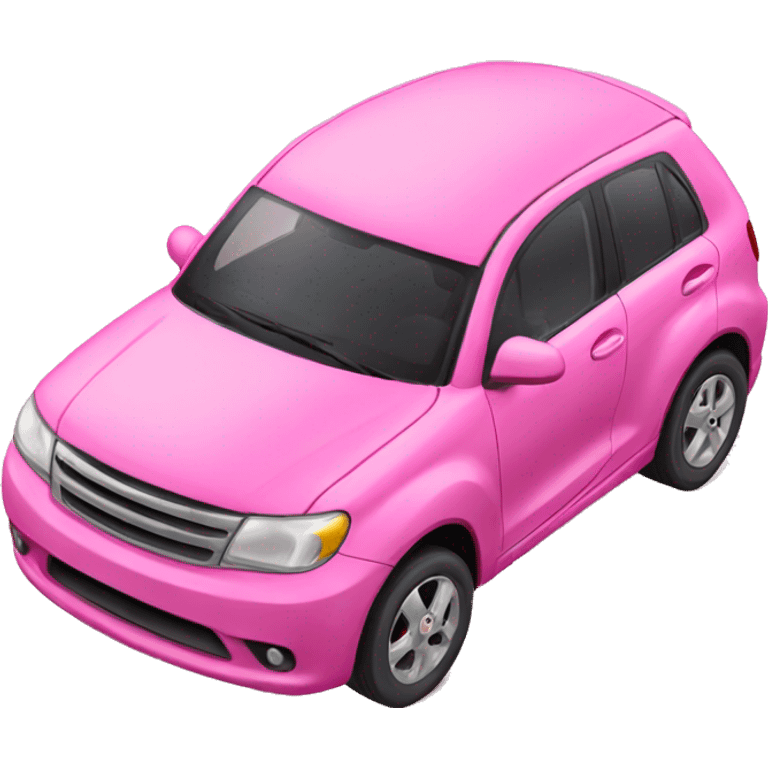 Pink car emoji