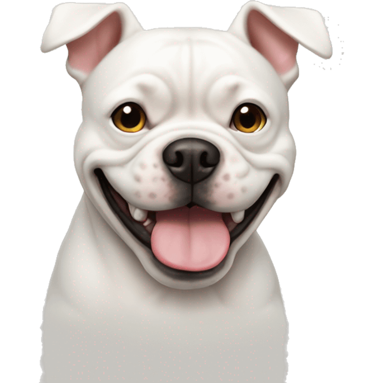 white french bullydog emoji