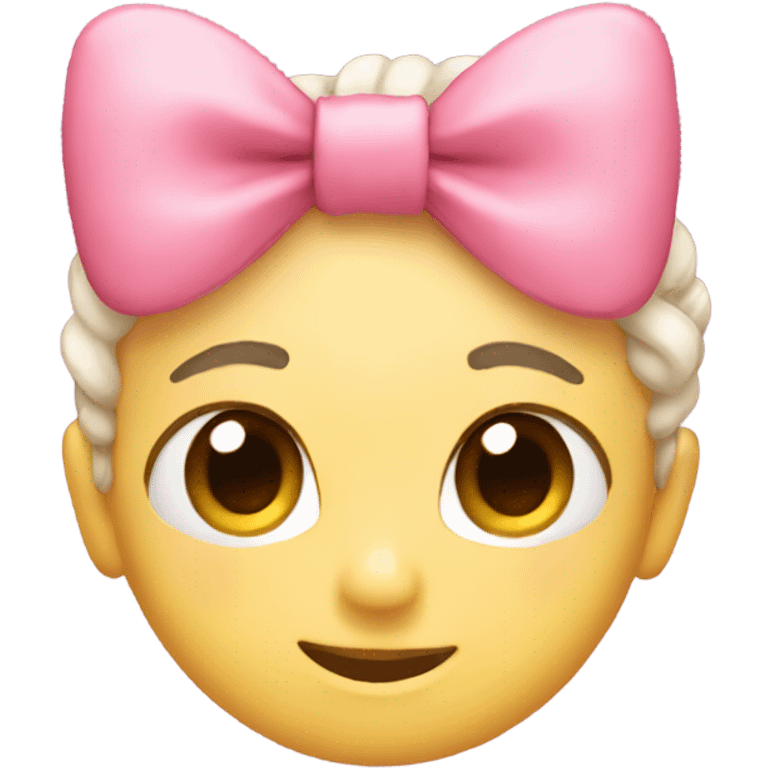 A cute bow  emoji