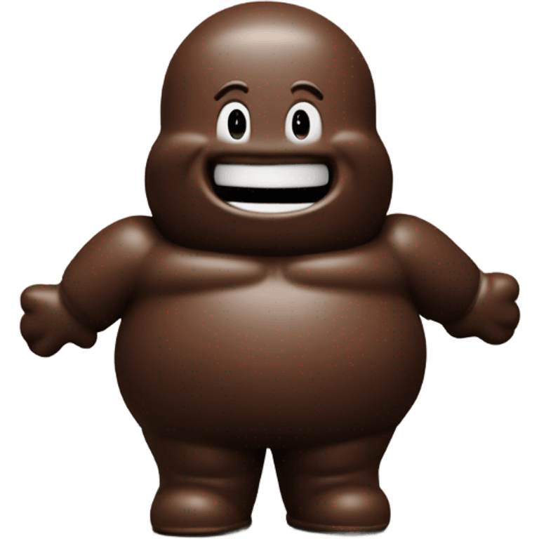 Michelin man made of chocolate emoji