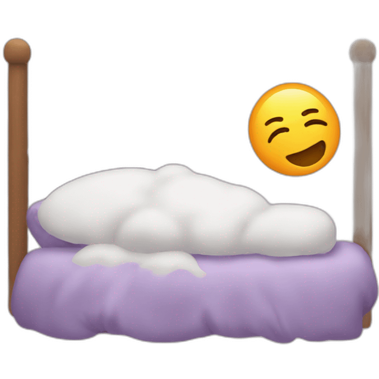 chat qui dort emoji